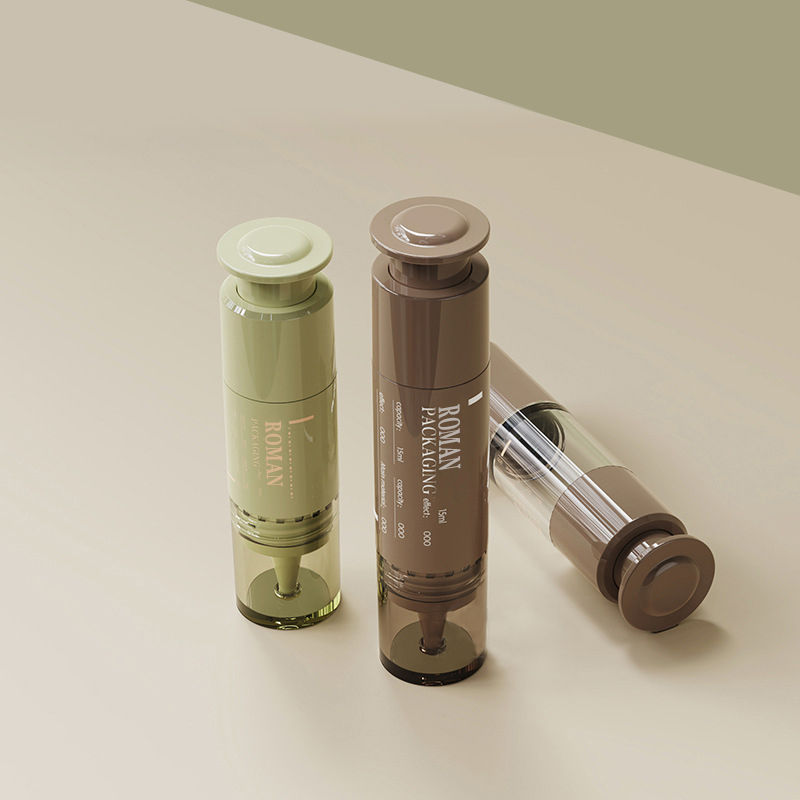 10 ml 15 ml PP plast ultraljudskniv spruta formad ögonkräm Ansiktsserum Whitening Gel Lotion Press droppflaska