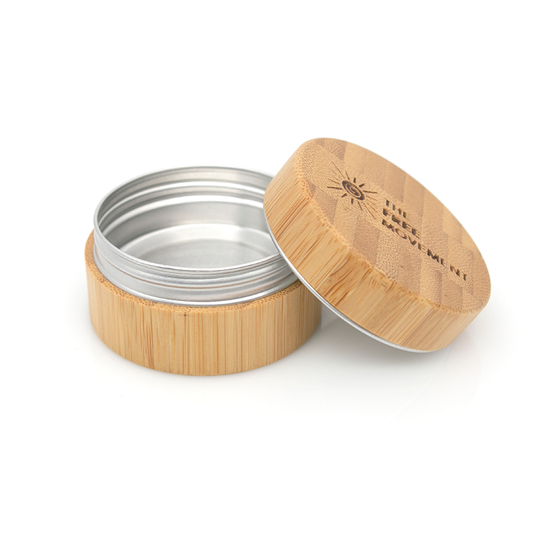 5g 15g 30g 50g 100g Kosmetikförpackning Cylinderform Bambu ansiktscremeflaska i trä med inre aluminiumburk 5g 15g 30g 50g 100g Kosmetikförpackning Cylinderform Bambu ansiktscremeflaska i trä med inre aluminiumburk