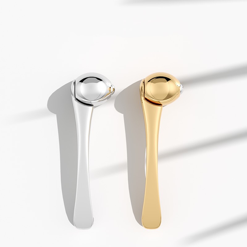 Eye Roller Massage Stick Ögonkräm Applikator Kosmetiska spatlar Anti-rynk ansiktssked Guldlegering Ansiktsvårdsverktyg Eye Roller Massage Stick Ögonkräm Applikator Kosmetiska spatlar Anti-rynk ansiktssked Guldlegering Ansiktsvårdsverktyg