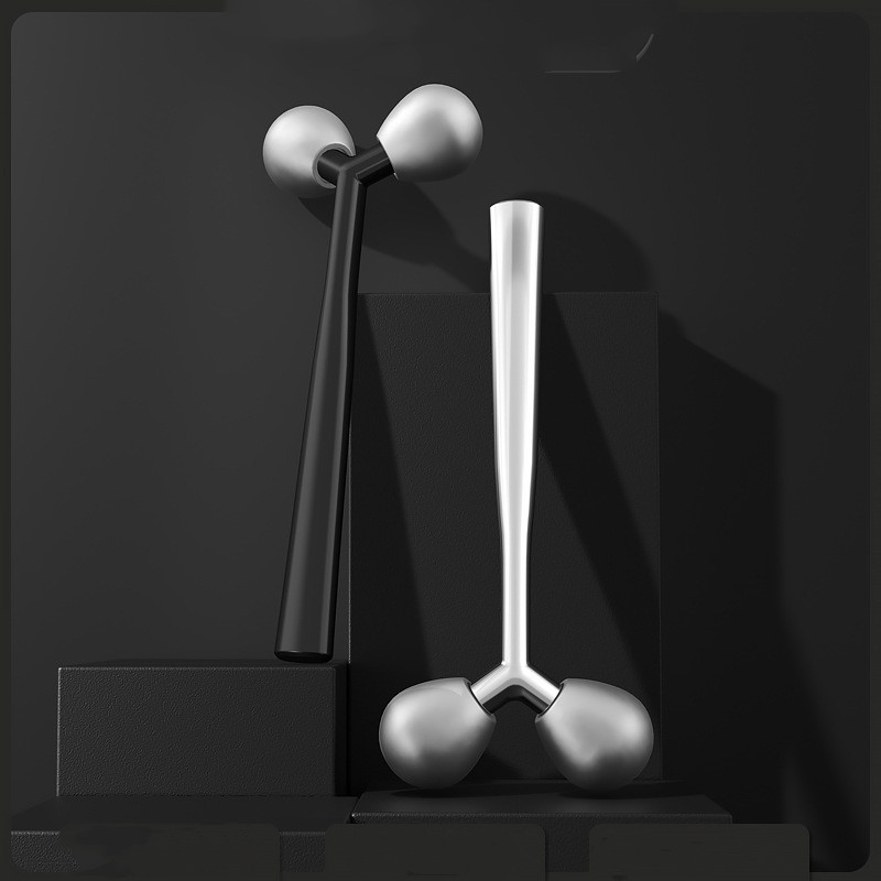 Handhållen ansiktslyftande Y-form bantning 3d Roller Massager 360 Rotate Face Massage Roller