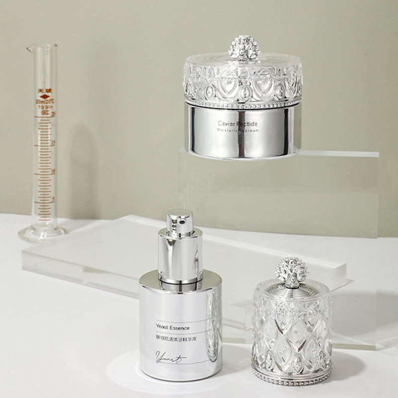 Logo Frosting Glas Lotion Flaskor Ansiktsmask Hudvård Förpackningsbehållare Ansiktscreme Glasflaska Logo Frosting Glas Lotion Flaskor Ansiktsmask Hudvård Förpackningsbehållare Ansiktscreme Glasflaska