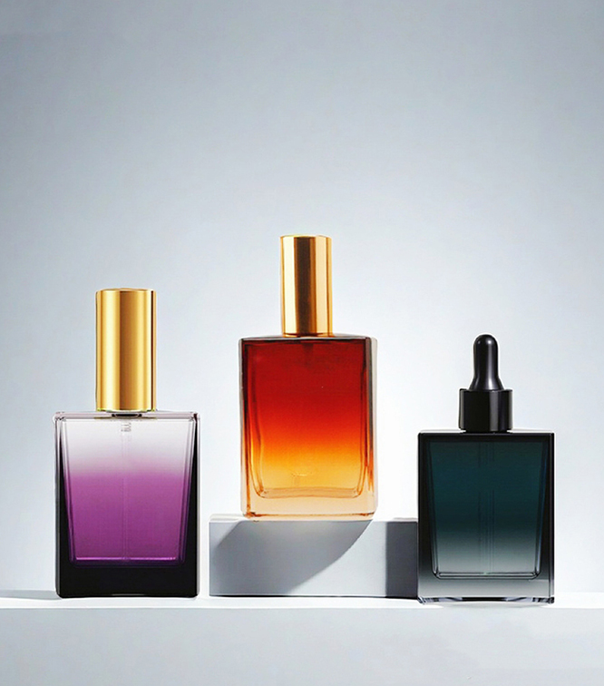 Kosmetisk glasflaska