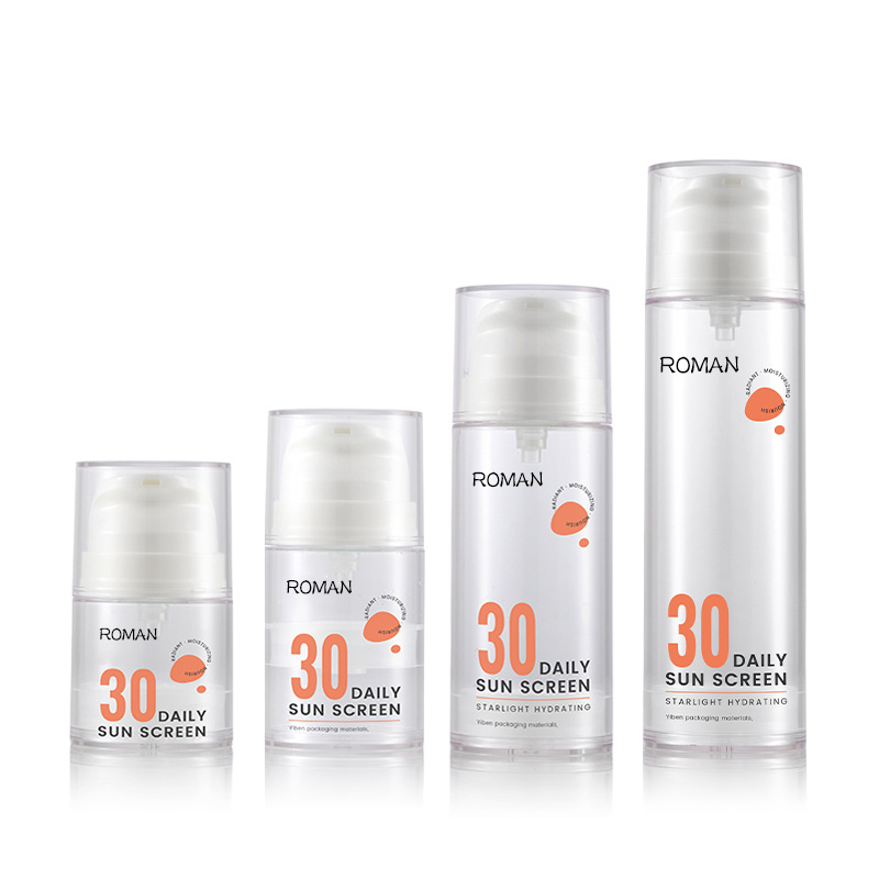 15ml 30ml 50ml 100ml 120ml Transparent Vit Airless förpackning Pumpflaska för hudvård Serum Body Oil 15ml 30ml 50ml 100ml 120ml Transparent Vit Airless förpackning Pumpflaska för hudvård Serum Body Oil
