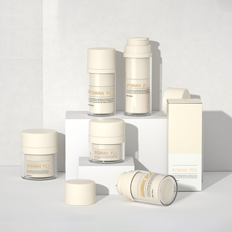 Airless flaska 30ml 50ml 50ml 100ml Akryl Airless flaska Hudvård Airless pumpflaska för kosmetisk solkräm Hudvård Foundation Lotion