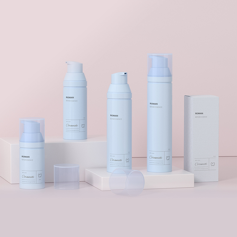 Airless pumpflaska för Face Cream Cosmetic Spf Sunscreen Cream Flaskbehållare Högkvalitativ kosmetisk förpackning