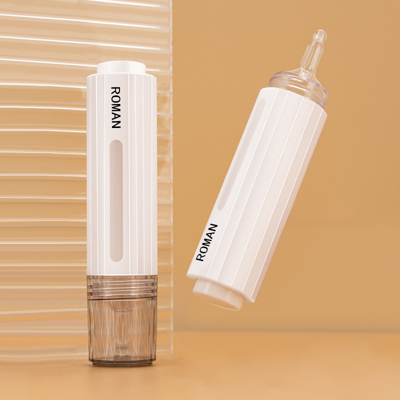 10 ml 15 ml kosmetisk spruta formad luftlös pumplotionflaska Tandblekningsgelspruta för serumlotionflaska 10 ml 15 ml kosmetisk spruta formad luftlös pumplotionflaska Tandblekningsgelspruta för serumlotionflaska