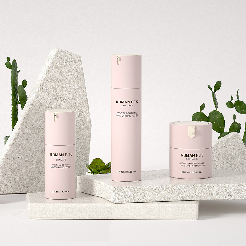 Tomma plastförpackningar för ansiktsbehandling för kosmetika 15 ml 30 ml 50 ml luftlösa pumpburkar Frostade plastburkar ögonkrämserum luftlösa burkar