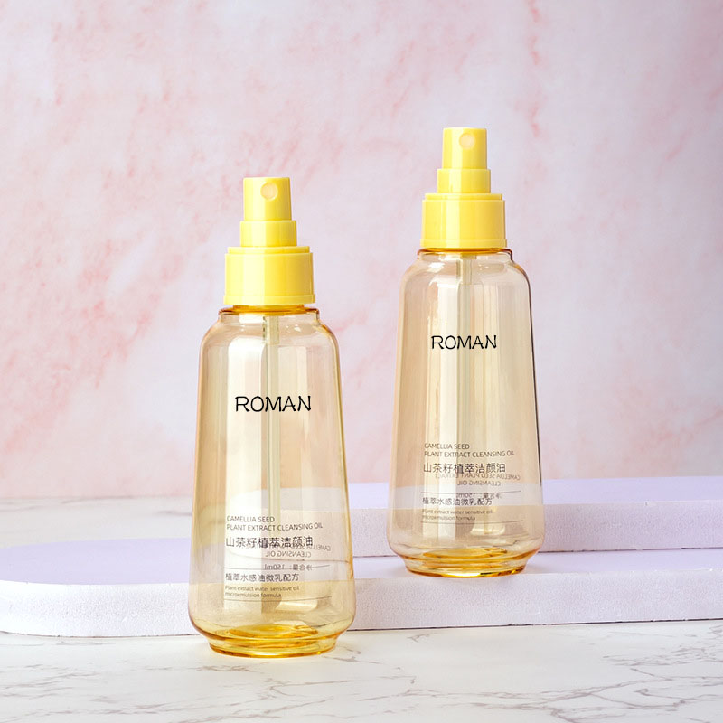 120ml 150ml PET Tom Kropp Ansiktshår Fin Mist Sprayflaska för kosmetika