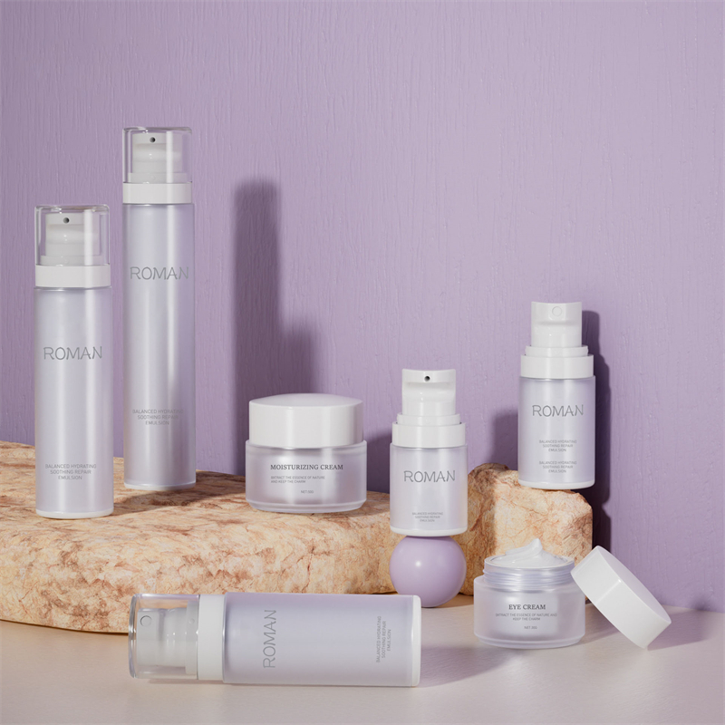 30ml 40ml 60ml 100ml White Pearlescent AS kosmetisk pumpflaska Nytt plastmaterial för ansiktskräm Spray vattenlotionburkförpackning