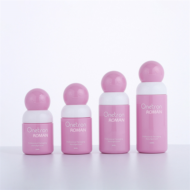 60 ml 80 ml 100 ml alkoholsprayflaska för barn 50 ml plast PET Mini hemsprayflaska Återvunnen plastsprayflaska