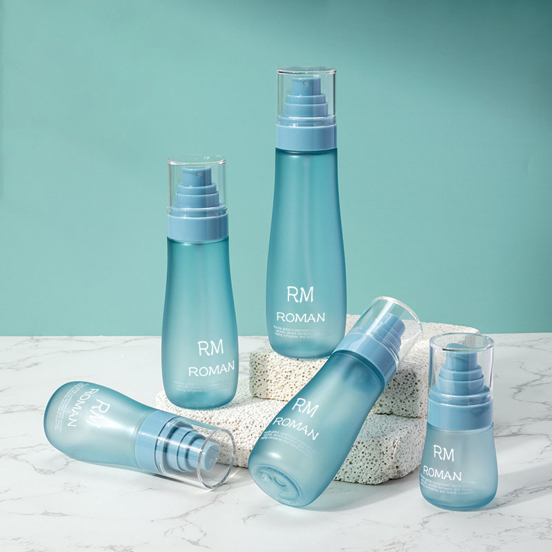 Rund axel Hudvård Serum Lotion Plastflaska 150ml 120ml 100ml 80ml 50ml kosmetisk flaska med spraypump Rund axel Hudvård Serum Lotion Plastflaska 150ml 120ml 100ml 80ml 50ml kosmetisk flaska med spraypump
