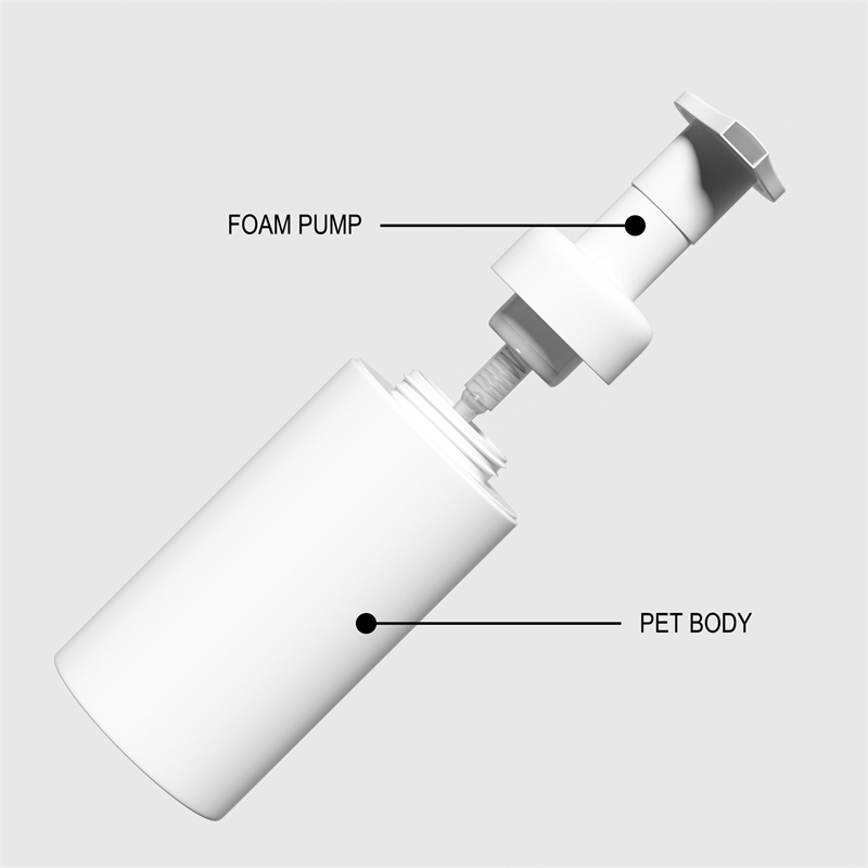 100ml 120ml 150ml 200ml 300ml Vit PET-flaska med vit skumpump för skummande tvålar och hårvårdsprodukter Kosmetikpaket 100ml 120ml 150ml 200ml 300ml Vit PET-flaska med vit skumpump för skummande tvålar och hårvårdsprodukter Kosmetikpaket