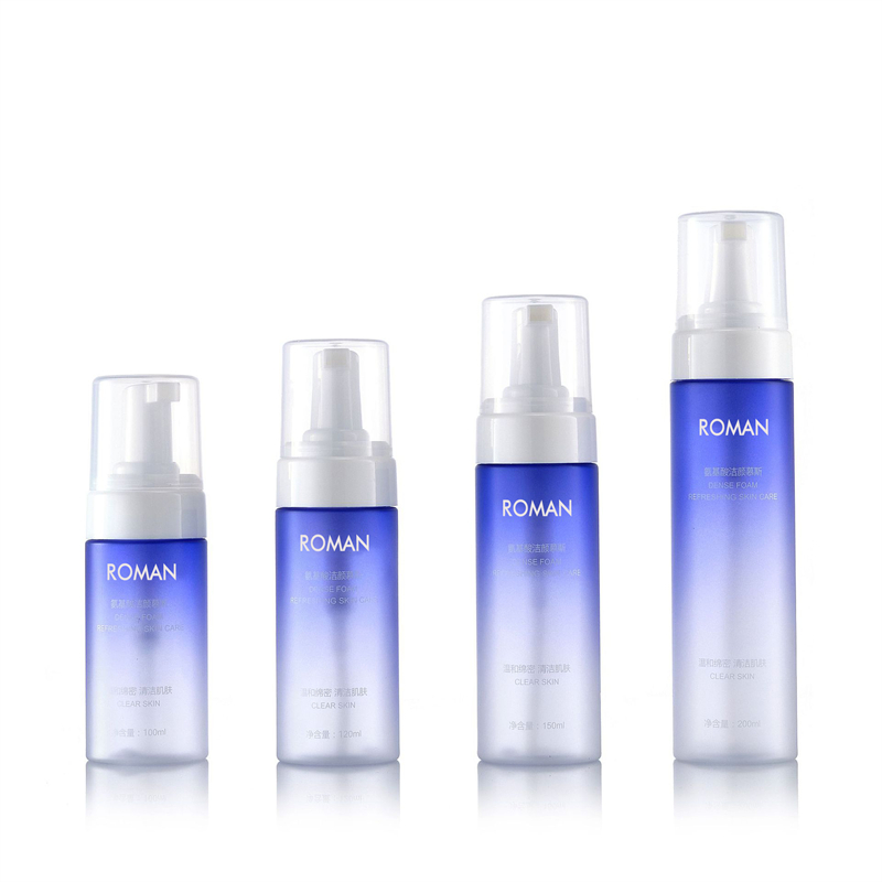 100ml 120ml 150ml 200ml PET Gradient Blå Färg Skum Dispenser för flytande tvål Skumpump Flaska Duschgel Handtvättflaska Badrumstillbehör 100ml 120ml 150ml 200ml PET Gradient Blå Färg Skum Dispenser för flytande tvål Skumpump Flaska Duschgel Handtvättflaska Badrumstillbehör