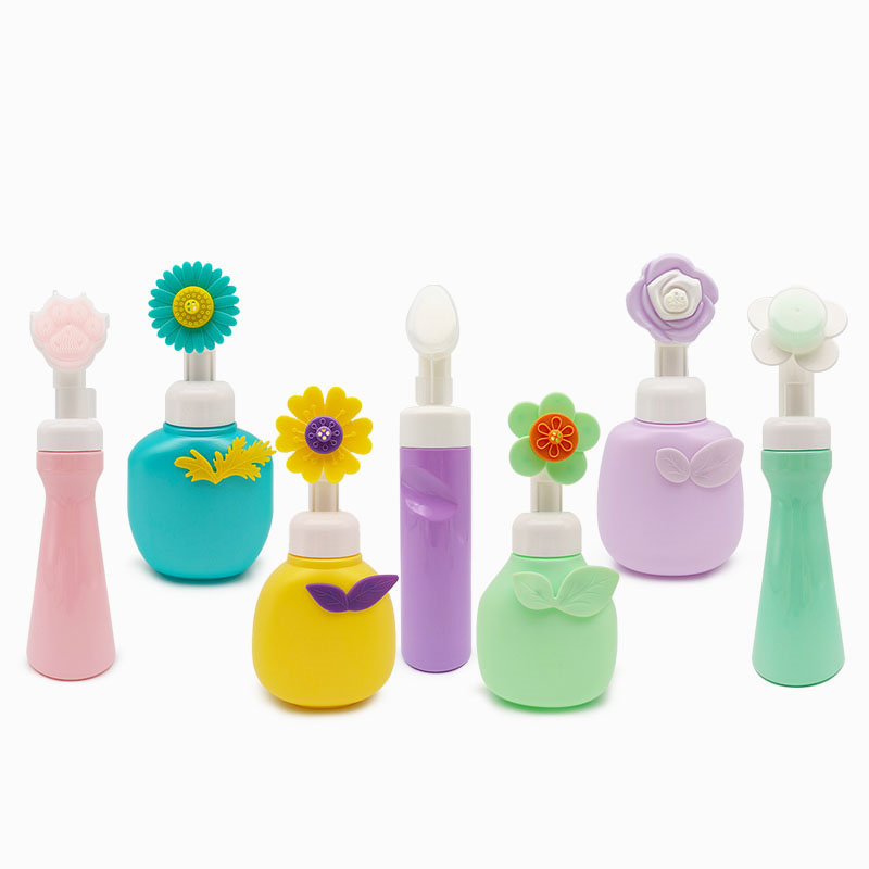 180ml 200ml 300ml 350ml Flower Foam Pump Flaska Söta Barn Foaming Pump Dispenser Kosmetisk Flaska Pump Foam Transfer med Flower Borste 180ml 200ml 300ml 350ml Flower Foam Pump Flaska Söta Barn Foaming Pump Dispenser Kosmetisk Flaska Pump Foam Transfer med Flower Borste