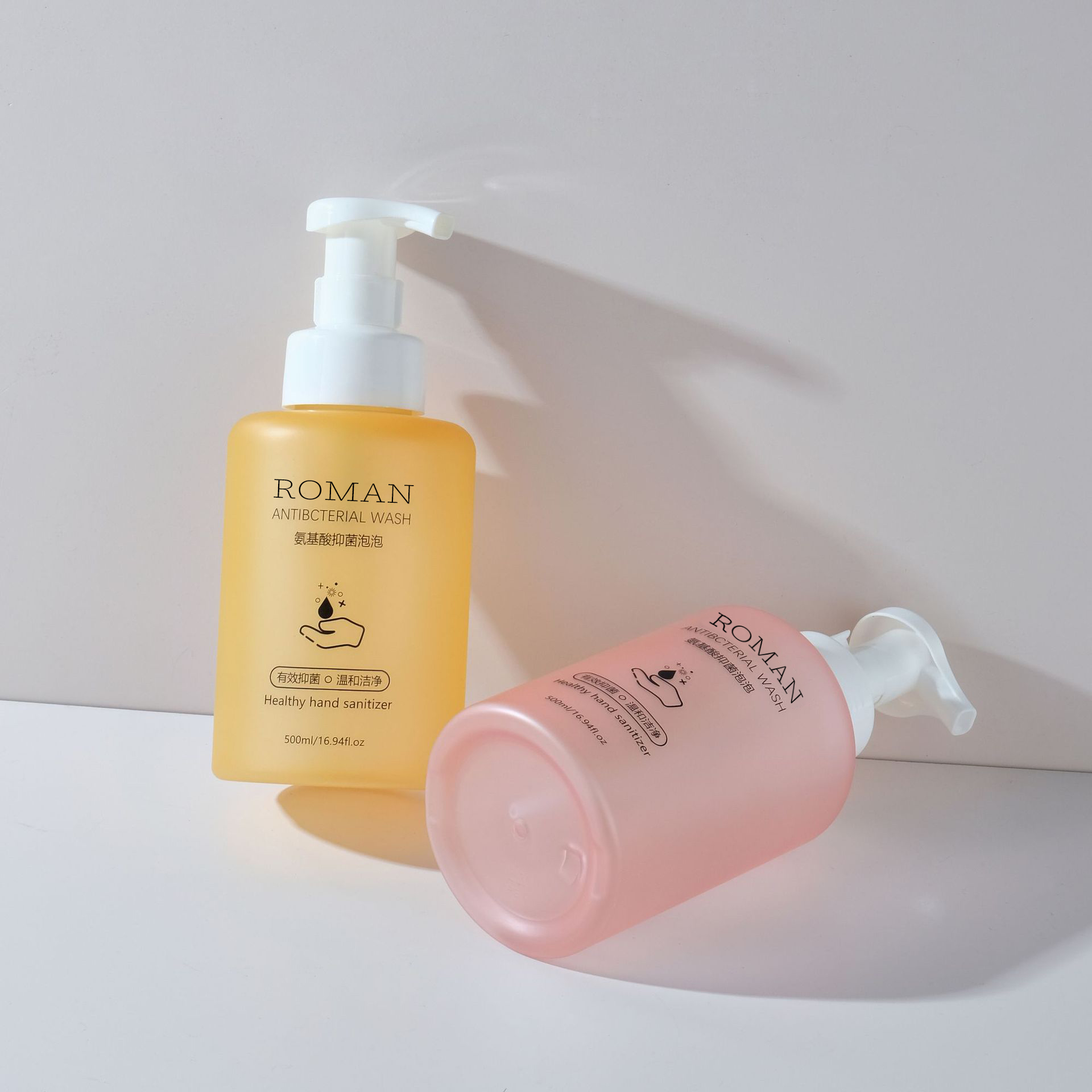 500ml 600ml Matt Pet Mousse Skumflaska Pressande Hand Sanitizer Skumflaska Ansiktstvätt Ansiktsrengöring Bubble Flaska 500ml 600ml Matt Pet Mousse Skumflaska Pressande Hand Sanitizer Skumflaska Ansiktstvätt Ansiktsrengöring Bubble Flaska