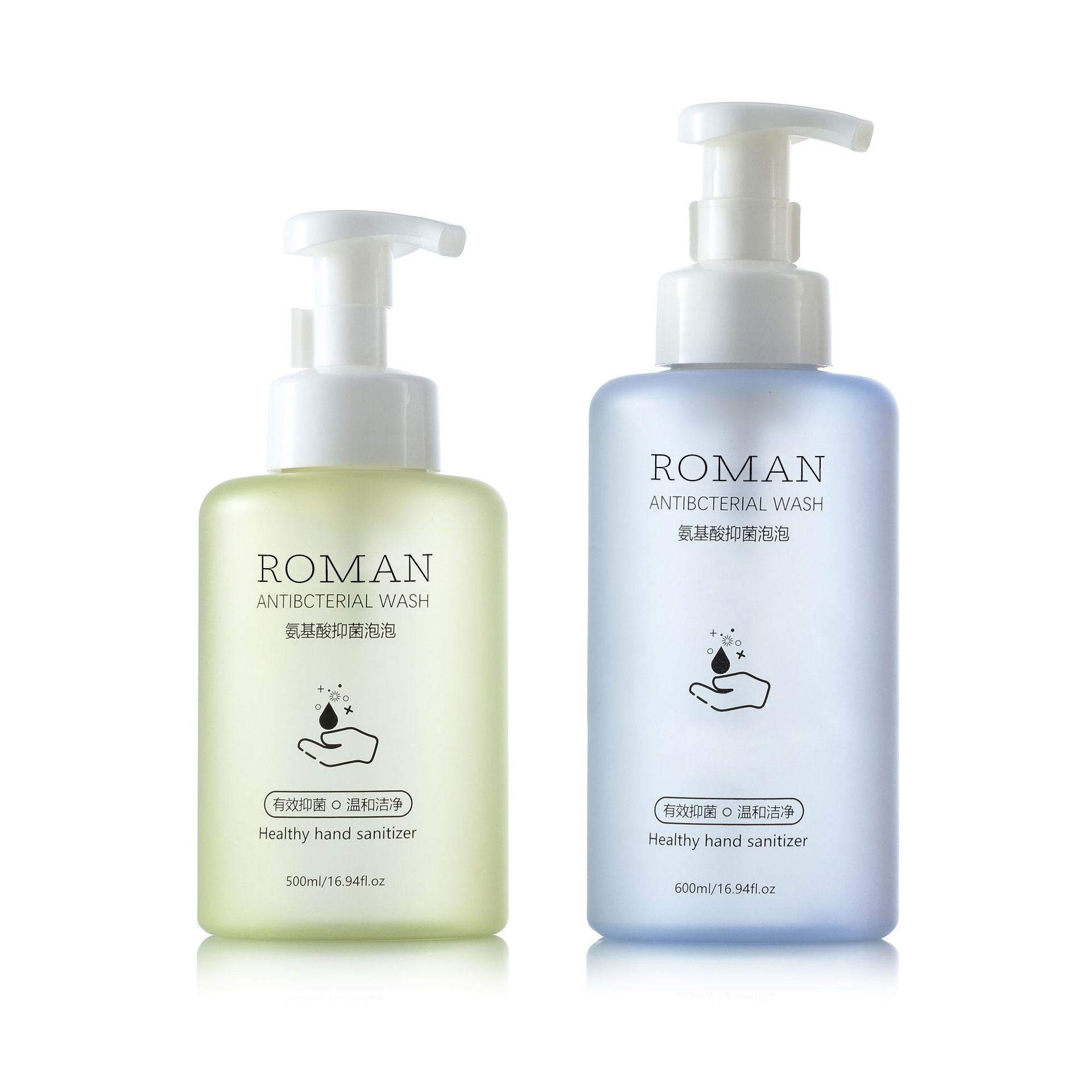 500ml 600ml Matt Pet Mousse Skumflaska Pressande Hand Sanitizer Skumflaska Ansiktstvätt Ansiktsrengöring Bubble Flaska 500ml 600ml Matt Pet Mousse Skumflaska Pressande Hand Sanitizer Skumflaska Ansiktstvätt Ansiktsrengöring Bubble Flaska
