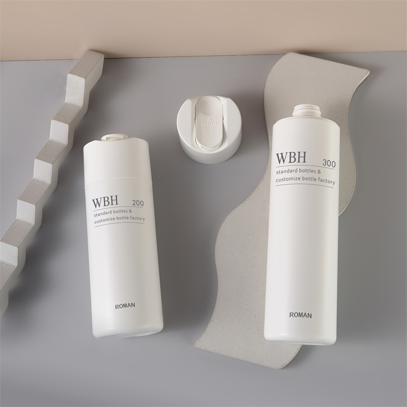Kosmetisk plastschampolotion HDPE 150ml 200ml 300ml White Squeeze Personal Care Flaska Kroppslotion Frostad flaska med disklock Kosmetisk plastschampolotion HDPE 150ml 200ml 300ml White Squeeze Personal Care Flaska Kroppslotion Frostad flaska med disklock