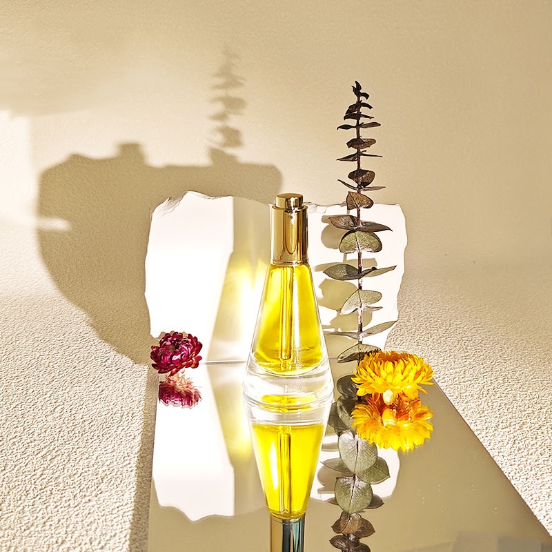 Konisk glas kosmetisk droppare eterisk olja flaska Konisk glas kosmetisk droppare eterisk olja flaska