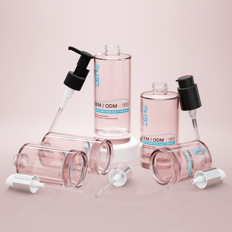 Kosmetisk serumflaska av glas med flera kapaciteter med tjock bas Kosmetisk serumflaska av glas med flera kapaciteter med tjock bas