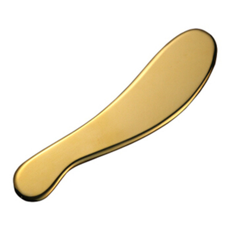 Zinklegering Gua Sha-brädor med präglad och laserlogotyp och färgalternativ