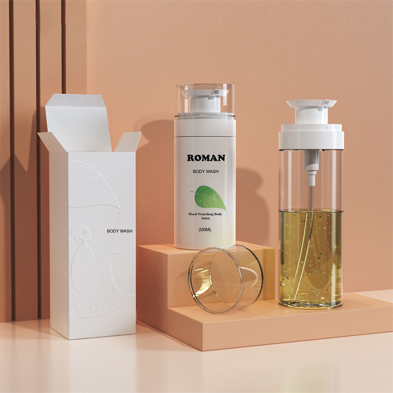 200ml 300ml Innovativ Empty Pet Shower Gel Lotion Flytande Tvål Pumpflaska Hårvårdsoljor Schampo och balsam plastflaskor 200ml 300ml Innovativ Empty Pet Shower Gel Lotion Flytande Tvål Pumpflaska Hårvårdsoljor Schampo och balsam plastflaskor