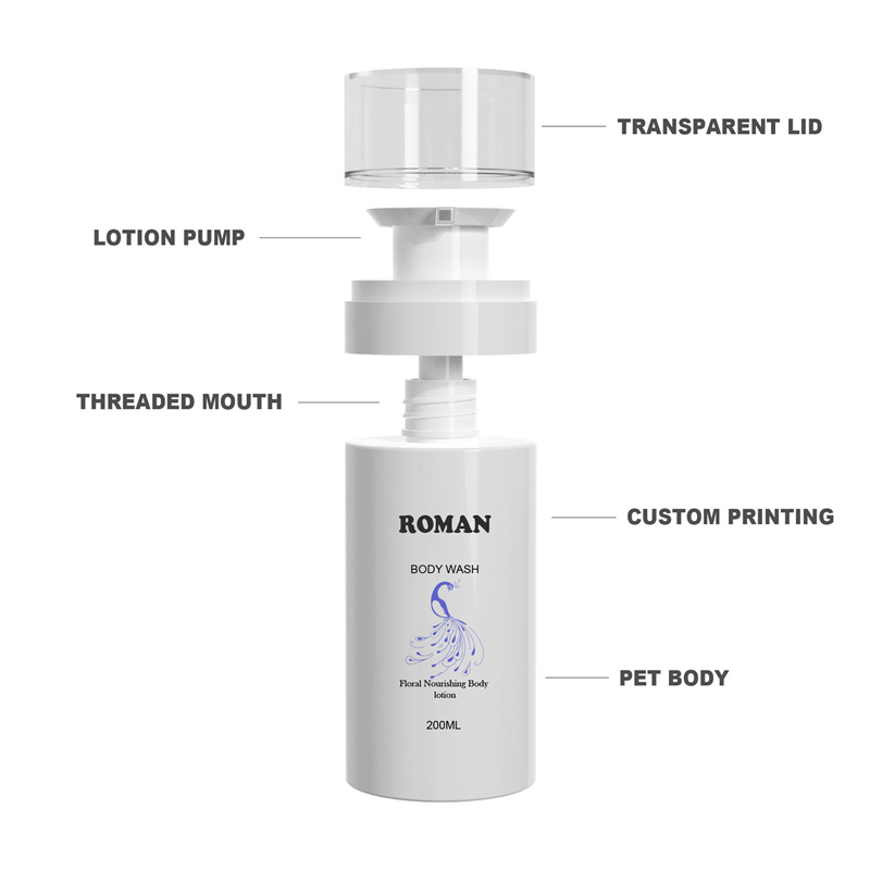 200ml 300ml Innovativ Empty Pet Shower Gel Lotion Flytande Tvål Pumpflaska Hårvårdsoljor Schampo och balsam plastflaskor 200ml 300ml Innovativ Empty Pet Shower Gel Lotion Flytande Tvål Pumpflaska Hårvårdsoljor Schampo och balsam plastflaskor