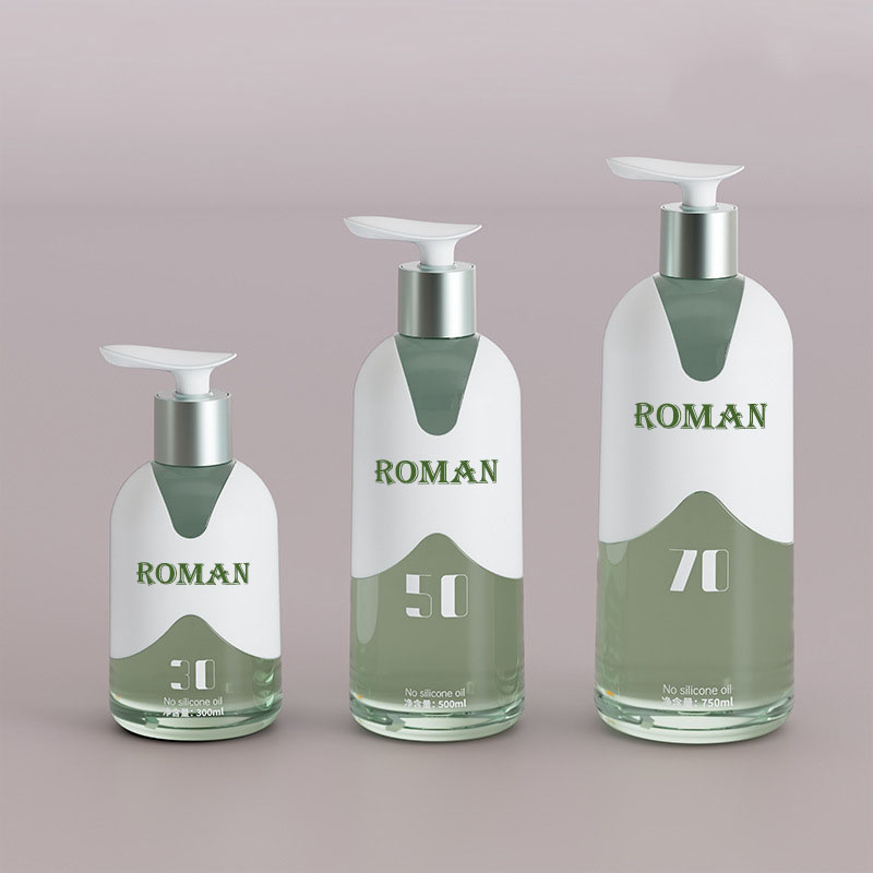 300ml 500ml 700ml PET-plasthandtvålbehållare Handtvättlotion Tvålpumpdispenserflaskor med påfyllningsbar vätska