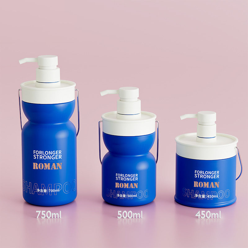 450ml 500ml 750ml Plast Tom lotionflaska för husdjur babyhårolja Schampo och balsam Kosmetisk behållare Barnschampoflaskor