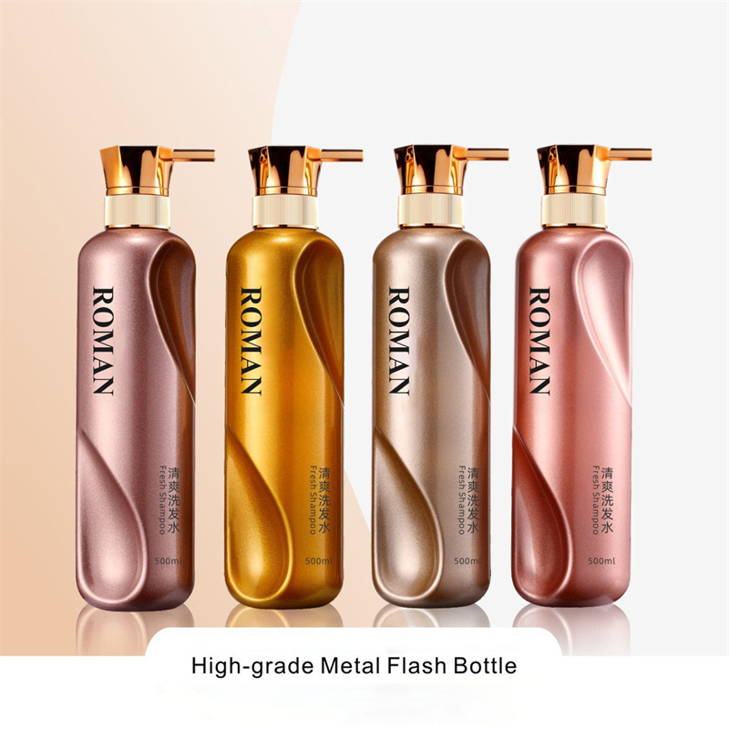 Innovation 300ml 500ml 750ml Spiral Surface Shampoo Body Lotion Flaska Mono Förpackning för ansiktsmasker Cleanser