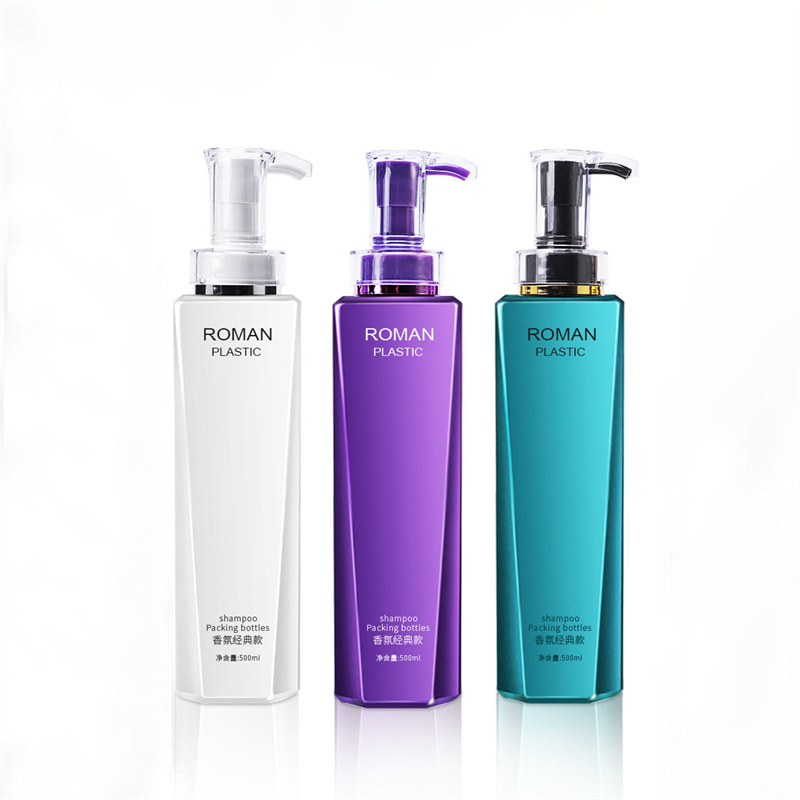 Lyxig vit 300 ml 500 ml lång och smal lotionpump schampoflaska duschgel Body Wash förpackning med guldpump Lyxig vit 300 ml 500 ml lång och smal lotionpump schampoflaska duschgel Body Wash förpackning med guldpump