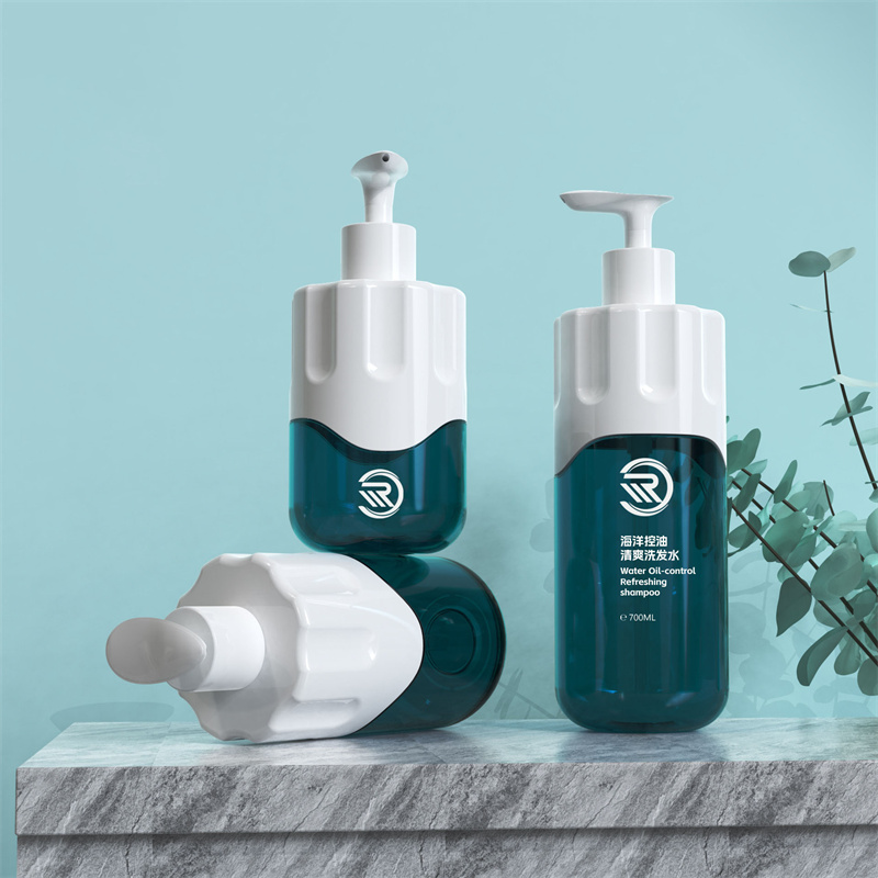 PET PCR 10 oz schampoflaskor 300 ml 500 ml 700 ml Premium Body Lotion Hudvård Duschgel Hårolja Förpackning med lotionpump PET PCR 10 oz schampoflaskor 300 ml 500 ml 700 ml Premium Body Lotion Hudvård Duschgel Hårolja Förpackning med lotionpump