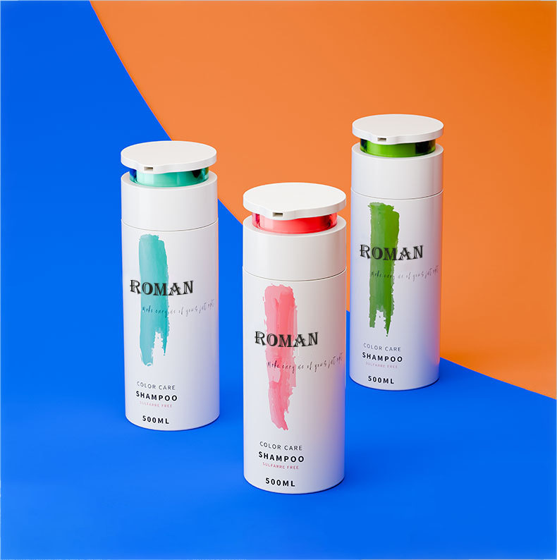 Rund platt axel hudvårdsflaska 150 ml 200 ml 300 ml 500 ml babylotion balsam förpackning Schampo och kroppstvätt handkrämflaskor Rund platt axel hudvårdsflaska 150 ml 200 ml 300 ml 500 ml babylotion balsam förpackning Schampo och kroppstvätt handkrämflaskor