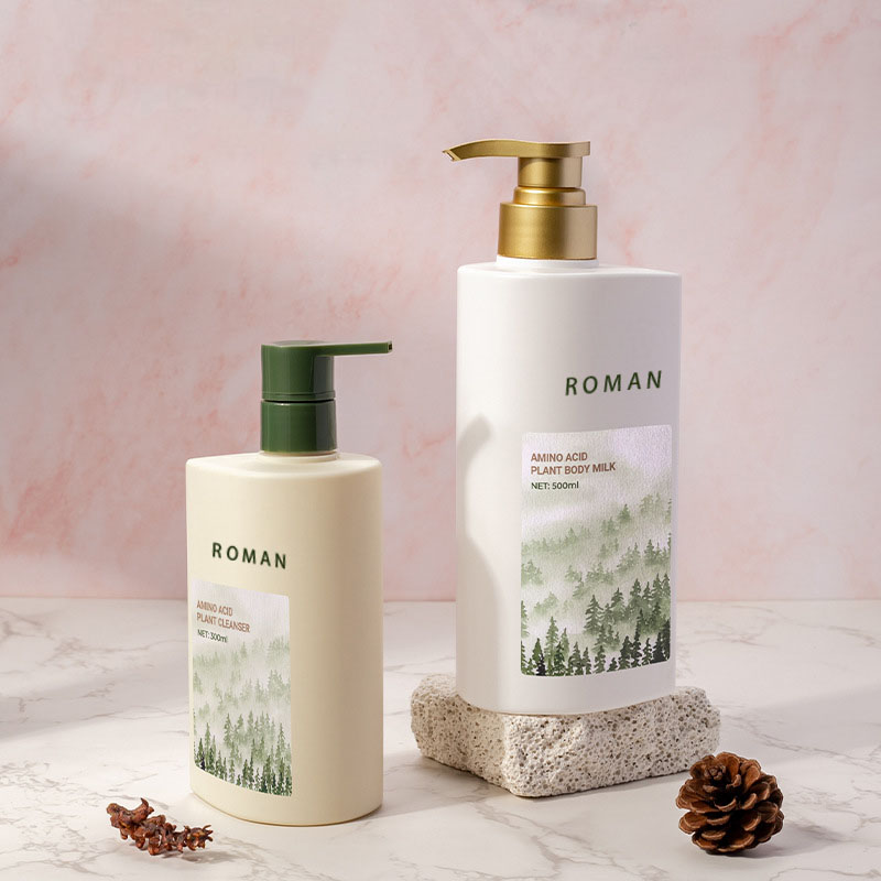 300 ml 500 ml plastlotion separat flaska Pressflaska Handlotion badgel schampo separat flaska tvål dispenser