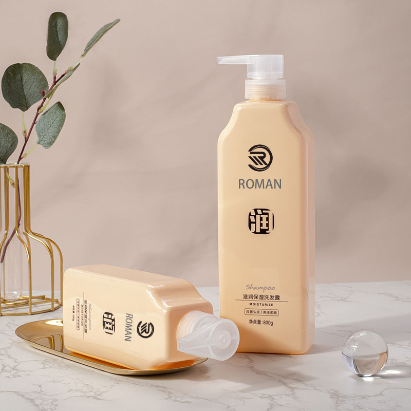 500ml 800ml Gul plast Body Milk Lotion Pump PET Plast Kosmetisk Soft Touch Feeling Shampoo Squeeze Flaska 500ml 800ml Gul plast Body Milk Lotion Pump PET Plast Kosmetisk Soft Touch Feeling Shampoo Squeeze Flaska