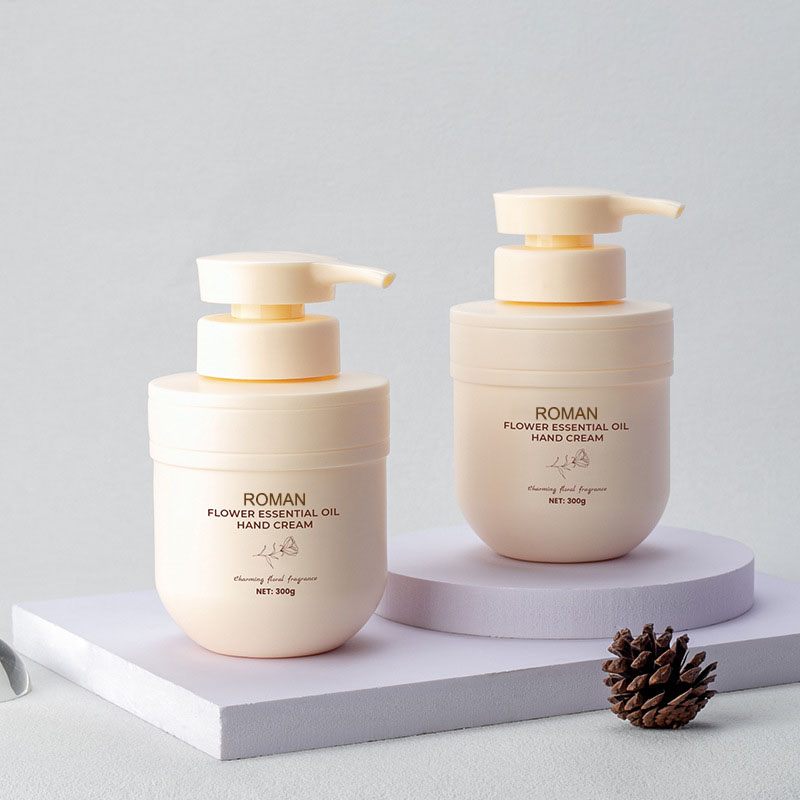 Hållbar tom plast PE Body Wash Flaska Hudvårdsförpackning Soft Touch Baby Schampo Flaska Body Lotion Flaska 300ml