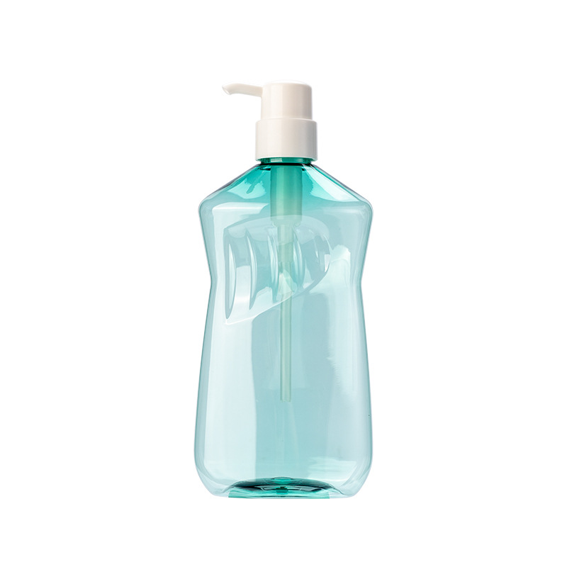 Tom 500 ml smal midja PET-plastlotionflaska Innovativ söt genomskinlig grön schampoflaska med lotionpump Tom 500 ml smal midja PET-plastlotionflaska Innovativ söt genomskinlig grön schampoflaska med lotionpump