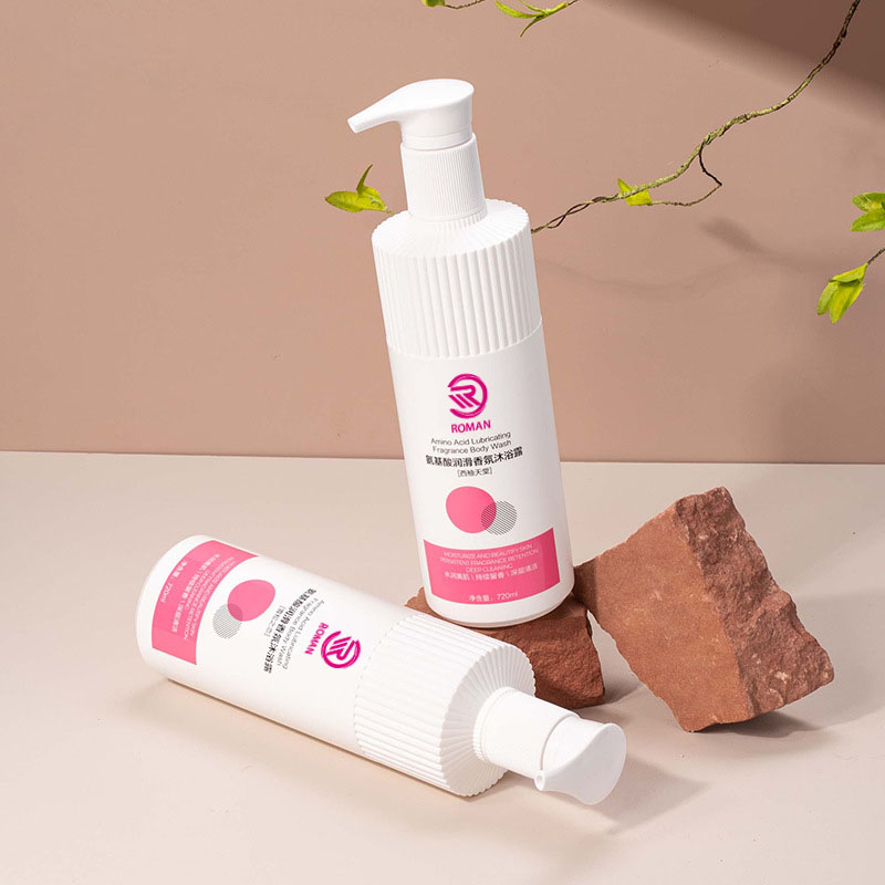 Varm vitrandig HDPE-plastflaska med korrugerat munstycke 500 ml 700 ml schampo duschgellotion med pumplock Vietnam Varm vitrandig HDPE-plastflaska med korrugerat munstycke 500 ml 700 ml schampo duschgellotion med pumplock Vietnam