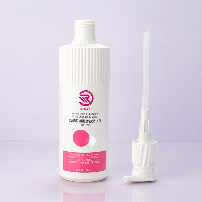 Varm vitrandig HDPE-plastflaska med korrugerat munstycke 500 ml 700 ml schampo duschgellotion med pumplock Vietnam Varm vitrandig HDPE-plastflaska med korrugerat munstycke 500 ml 700 ml schampo duschgellotion med pumplock Vietnam