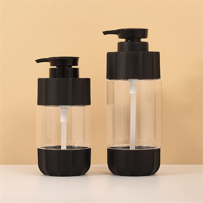 Mattsvart 550 ml 600 ml 700 ml 750 ml Pet Plast Strip Tjockvägg Plast Lotion Pumpflaska för Rengöring Suncream Shampoo Shower Gel Mattsvart 550 ml 600 ml 700 ml 750 ml Pet Plast Strip Tjockvägg Plast Lotion Pumpflaska för Rengöring Suncream Shampoo Shower Gel