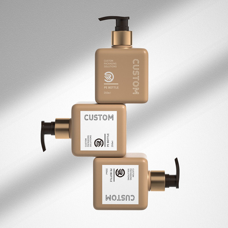 Populär återvunnen PET-plast fyrkantig hudvårdsschampo Body Butter Oljeflaskor 150 ml 200 ml 250 ml storlekar med screentryck Populär återvunnen PET-plast fyrkantig hudvårdsschampo Body Butter Oljeflaskor 150 ml 200 ml 250 ml storlekar med screentryck