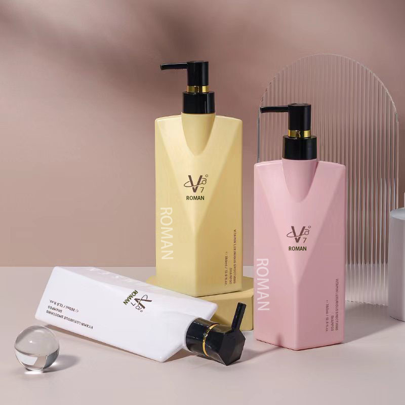 Premium påfyllningsbar tom förtjockad 350 ml plastpump schampo och balsamdispenserflaskor Hudvårdsförpackning för ansiktskräm Premium påfyllningsbar tom förtjockad 350 ml plastpump schampo och balsamdispenserflaskor Hudvårdsförpackning för ansiktskräm