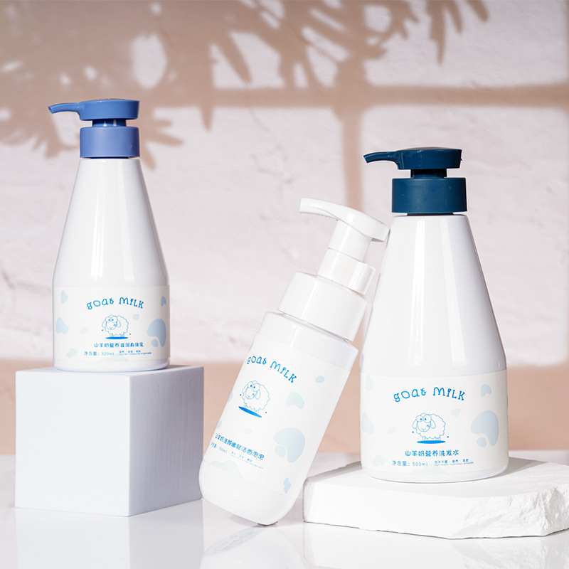 Private Label 300ml 500ml Pure White PET-plastflaska Whitening Cream Moisturizing Milk Lotion med Lotion Pump Private Label 300ml 500ml Pure White PET-plastflaska Whitening Cream Moisturizing Milk Lotion med Lotion Pump