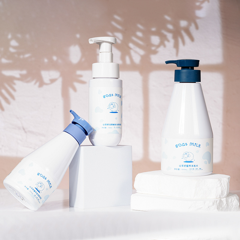 Private Label 300ml 500ml Pure White PET-plastflaska Whitening Cream Moisturizing Milk Lotion med Lotion Pump Private Label 300ml 500ml Pure White PET-plastflaska Whitening Cream Moisturizing Milk Lotion med Lotion Pump