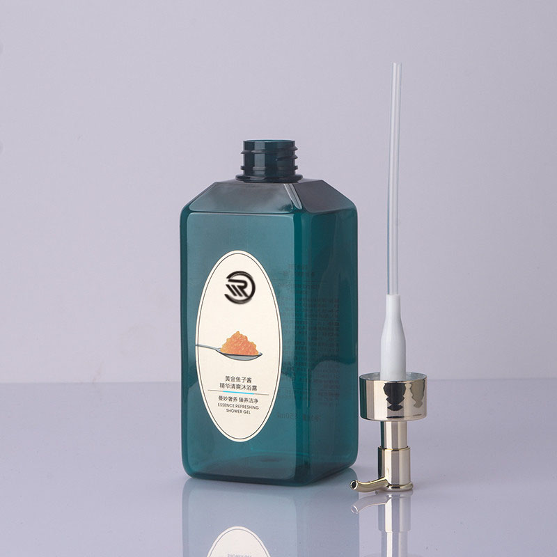 Private Label PET Plast Mörkgrön Hudvård Fuktighetskräm Body Lotion Hårvård Schampo Dispenseringsflaska Behållare 550ml Private Label PET Plast Mörkgrön Hudvård Fuktighetskräm Body Lotion Hårvård Schampo Dispenseringsflaska Behållare 550ml