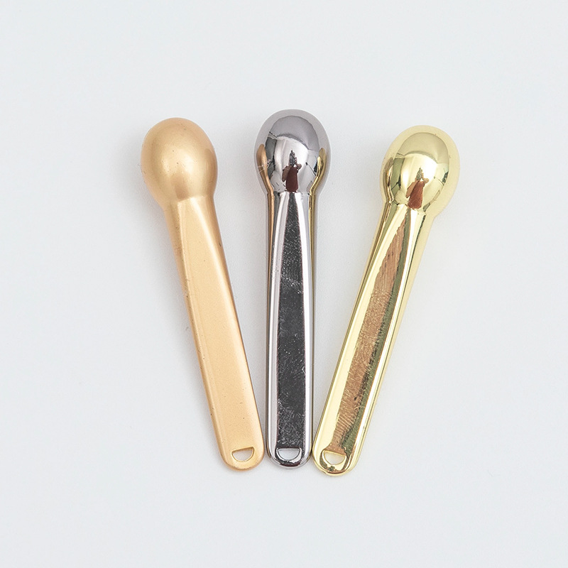 Metallögonkrämmassagestickor Kosmetiska spatlar Ansiktsmask Sked Mixande Spatel Skopa Anti-rynklegering Sminkverktyg