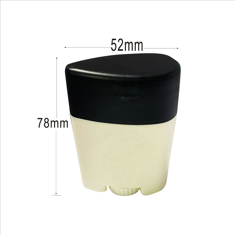 Deodorantdekalbehållare av återvunnen plast för kroppsbalsam Deodorantdekalbehållare av återvunnen plast för kroppsbalsam