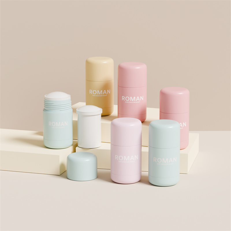 Hudvård Tom 30g 50g plastdeodorantstickbehållare med påfylld flaska förpackningsflaska Hudvård Tom 30g 50g plastdeodorantstickbehållare med påfylld flaska förpackningsflaska