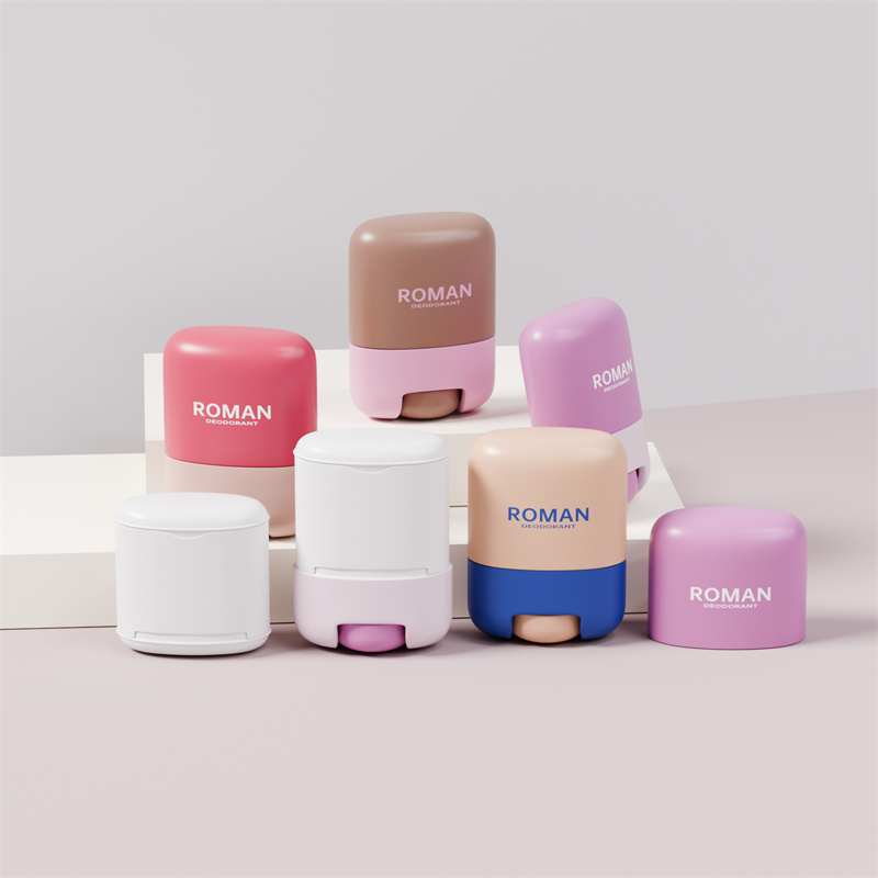 Hudvård Tom 30g 50g plastdeodorantstickbehållare med påfylld flaska förpackningsflaska Hudvård Tom 30g 50g plastdeodorantstickbehållare med påfylld flaska förpackningsflaska