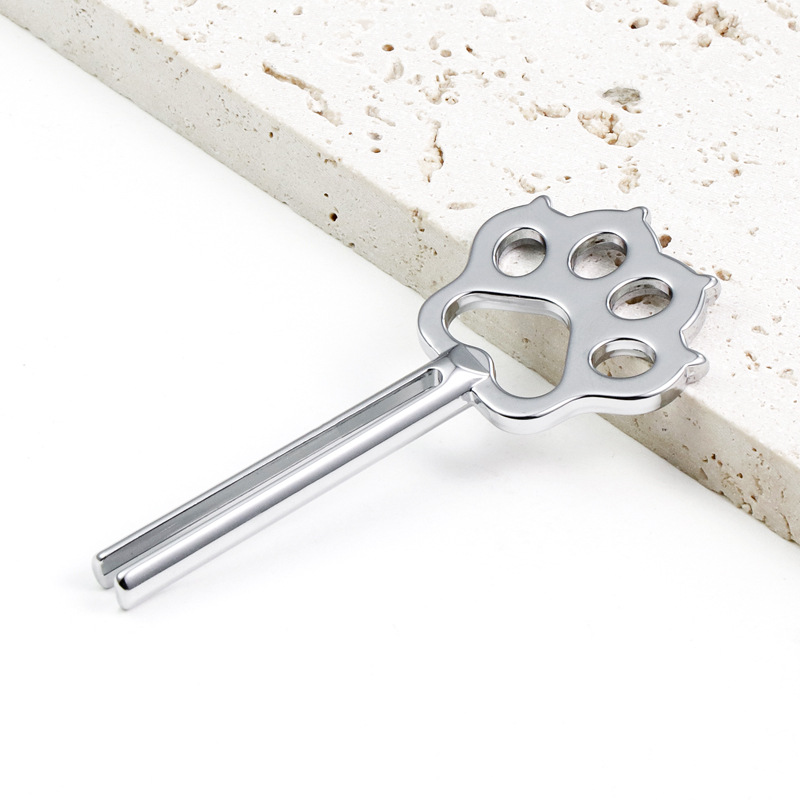 Unik design av katttassformad zinklegeringsrörpressare för kattmat Unik design av katttassformad zinklegeringsrörpressare för kattmat