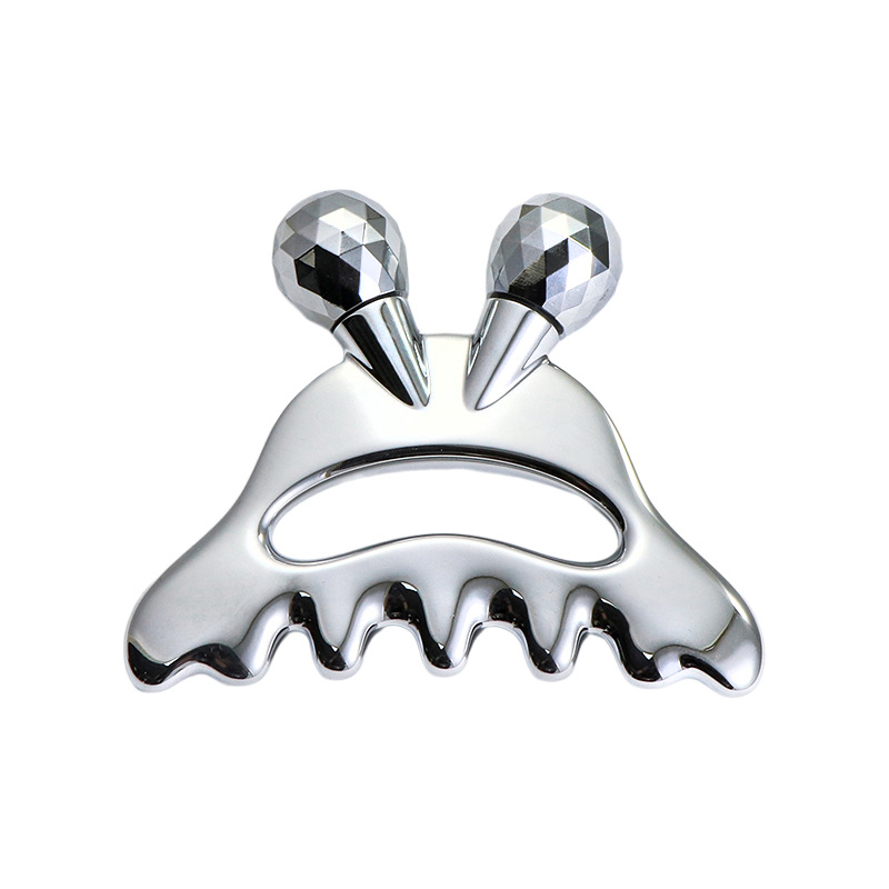 Zinklegering ansiktsmassagerulle med huvudmassage